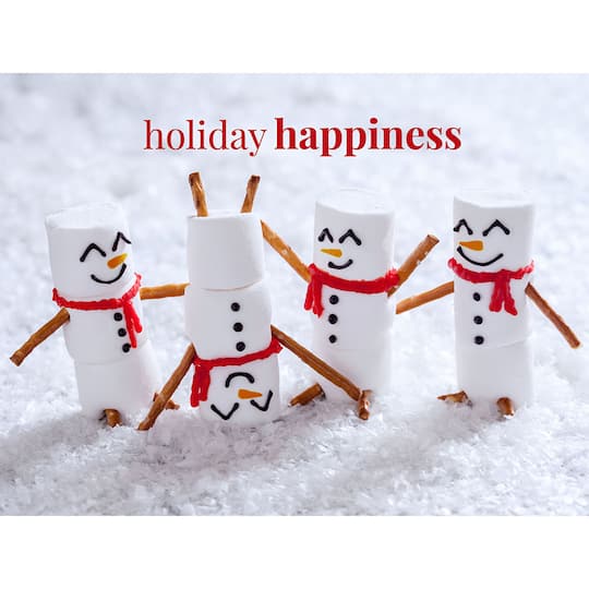 JAM Paper 4.625&#x22; x 6.25&#x22; Happy Snowmen Home for the Holidays Card Set, 25ct.